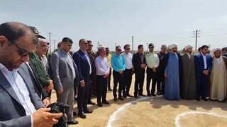 کلنگ احداث ساختمان جدید دادگستری لامرد به زمین زده شد