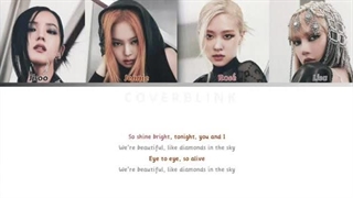 کاور بلک پینک از آهنگ diamonds هوش مصنوعی