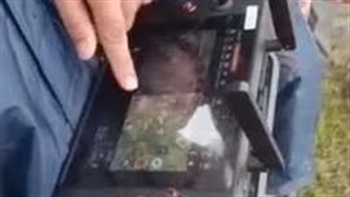 تصویر کوادکوپتر از لاشه هلیکوپتر حامل رییس جمهور و همراهانش