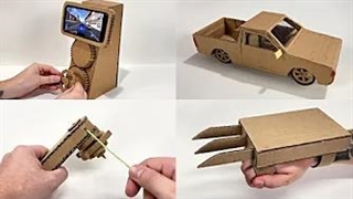 4 اسباب بازی مقوایی که می توانید بسازید