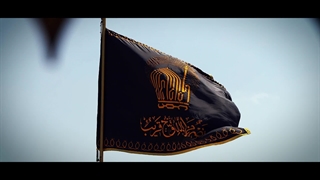 تعویض پرچم حرم مطهر رضوی به مناسبت شهدای خدمت به مردم