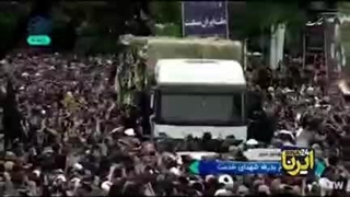 سنگ تمام مردم تبریز در تشییع پیکر شهدای خدمت