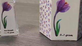 زعفران 6 گرمی سوپر نگین در بطری کریستالی الماس