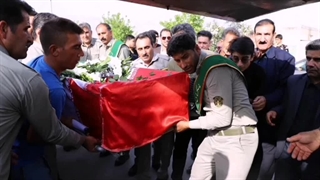 سروقامت بلند سید حسین حسینی محیط بان فقید استان فارس در خاک آرام گرفت + شناسایی متخلفان شکار غیر مجاز