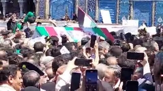 تشییع باشکوه پیکر شهید امیرعبداللهیان در شهر ری