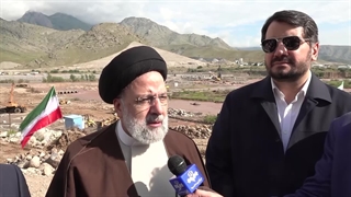 آخرین تصاویر رئیس جمهور شهید از پروژه ترانزیتی جاده ای و ریلی ارس