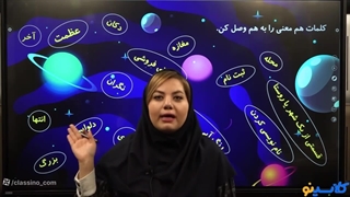 آموزش فارسی پایه سوم ابتدایی با تدریس هانیه پوراحمدیان در کلاسینو