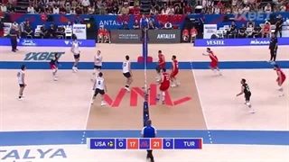 خلاصه دیدار ترکیه 1 _ آمریکا 3 - هفته اول رقابتهای لیگ ملتهای والیبال 2024