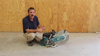 کار با اره بتن شکن