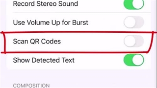 آموزش فعال کردن قابلیت اسکن Qr کد در گوشی های آیفون