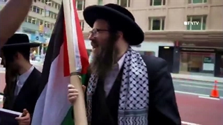 اعتراض یهودیان ساکن نیویورک به خاخام های طرفدار فلسطینی ها !!