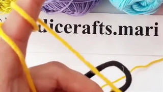 ویدئو آموزش بافت هدبند دخترانه، قلاب بافی گام به گام