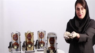 تست آسیاب صنعتی گهواره ای با تیله 09138900047