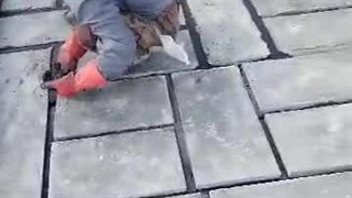 اجرای حصیری با سنگ لاشه مشکی میگون ساخت و تولید سنگهای رنگی