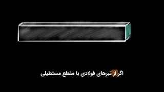 چرا تیرهای فولادی شبیه حرف انگلیسی I هستند؟