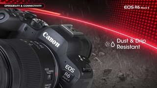 دوربین بدون آینه کانن Canon EOS R6 Mark II Mirrorless Camera with 24-105mm f/4 L