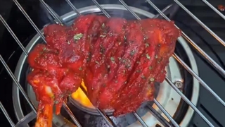 مرغ تنوری خوشرنگ بدون فر