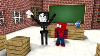 مدرسه هیولا ها مرد عنکبوتی و سربازان کوچک