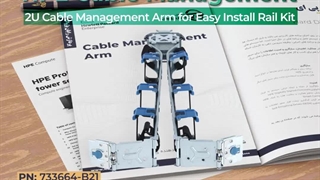 کیبل منیجمنت سرور HPE 2U Cable Management Arm for Easy Install Rail Kit 733664-B21