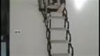 نصب پله جمع شونده پروژه اقای عطاالهی