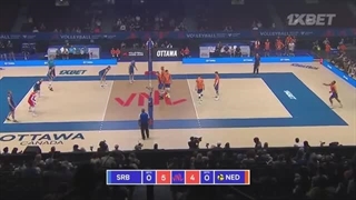 خلاصه دیدار صربستان 3_ هلند 0 - هفته دوم رقابتهای لیگ ملتهای والیبال 2024