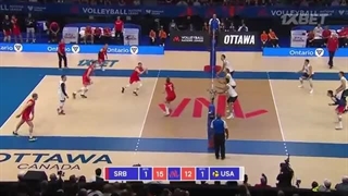 خلاصه دیدار آمریکا 3_ صربستان 1 - هفته دوم رقابتهای لیگ ملتهای والیبال 2024