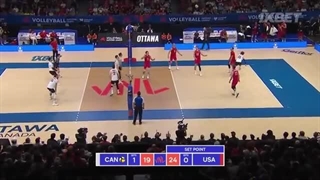 خلاصه دیدار کانادا 3 _ آمریکا 1 - هفته دوم رقابتهای لیگ ملتهای والیبال 2024