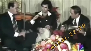 غزل سیامک شجریان تار مهدی تاکستانی ضرب سعید شهیدزاده برنامه ساسان کمالی فریدون توفیقی تلویزیون جام جم دسامبر ۸۱ شب یلدا ۱۳۶۰ لیزر صورت