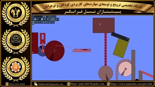 نمونه‌ی یک پروژه‌ی شبیه‌سازی فیزیک تعاملی توسط آینده کاوان باشگاه