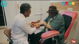 ایمان خورشیدی و کیانوش گرامی در مطب دکتر آرش خورشید سریال طنز آیتم خوش و بش فسا