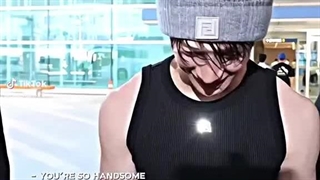 استایل بنگ چان تو فرودگاه کره