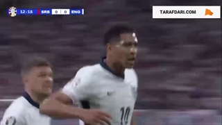 گل جود بلینگام به صربستان (صربستان 0-1 انگلیس)