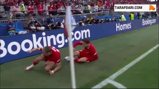 بازیکن ترکیه فقط یک نوک پا در آفساید بود! (ترکیه - گرجستان)