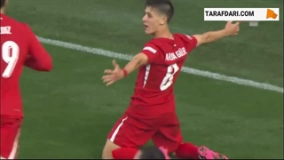 گل استثنایی آردا گولر به گرجستان (ترکیه 2-1 گرجستان)