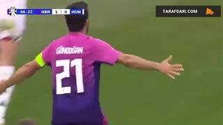 گل گوندوعان به مجارستان (آلمان 2-0 مجارستان)
