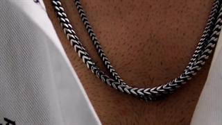 گردنبند مکعبی مردانه