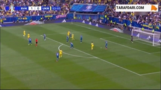 گل میکولا شاپارنکو به اسلواکی (اسلواکی 1-1 اوکراین)