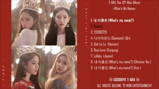 پلی لیست البوم تی ارا What's my name -فوق پیشنهادی