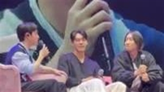 حضور کیم ووبین و کوانگسو در فن‌کان کیونگسو و اجرای Mars و simple joyes و مصاحبه بیشتر