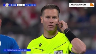 پنالتی از دست رفته لوکا مودریچ مقابل ایتالیا با واکنش دیدنی دوناروما (کرواسی 0-0 ایتالیا)