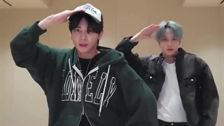 چالش تیک تاک تهیون و هونینگ کای با آهنگ I'll See You There Tomorrow از TXT