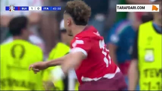 گل دیدنی روبن وارگاس به ایتالیا (سوئیس 2-0 ایتالیا)