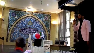 اجرای سامان طهرانی در جشن فارغ التحصیلی