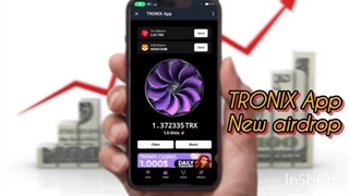 درآمد دلاری با ترونیکس اپ| ایردراپ واقعی با برداشت
