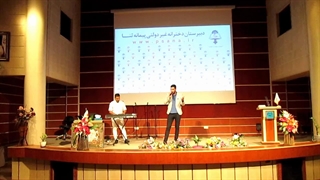 اجرای سامان طهرانی در جشن دبیرستان