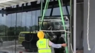 نصب بازشو کرتین وال- شرکت نمای آراد