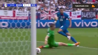 گل ایوان اشرانتس به انگلیس (انگلیس 0-1 اسلواکی)