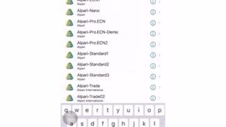 آموزش نصب و ترید  با  متاتریدر۴ چهار و فارکس و الپاری در در گوشی ایفون