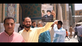 جشن ملی شرکت در انتخابات ریاست جمهوری در حرم مطهر رضوی